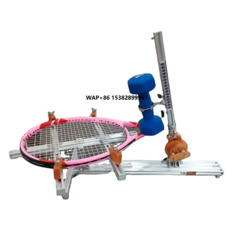 Badminton Racket Drop Weight Stringing Equipment Machine with Fly Clamp System Fixed Clamp