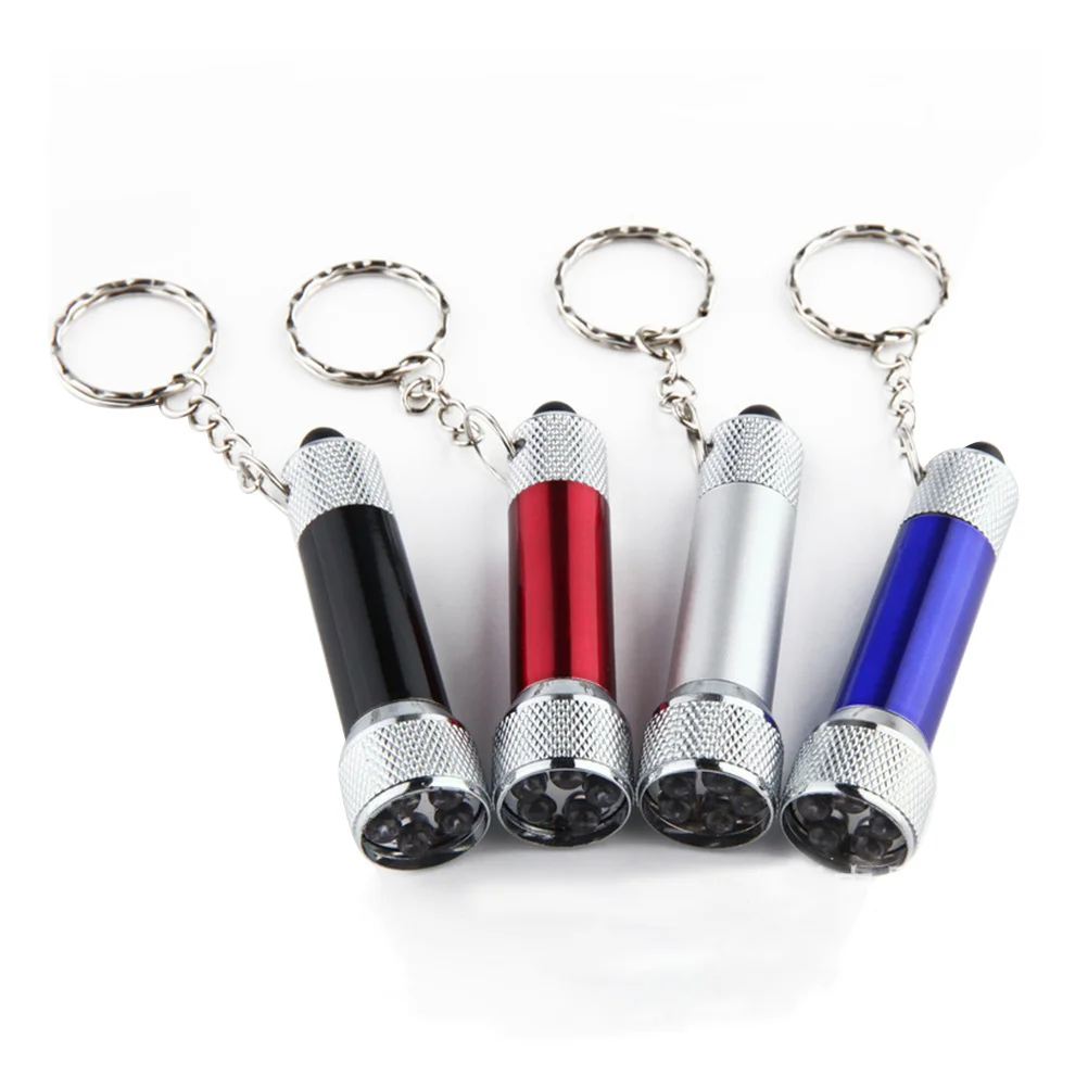 Mini Flashlight Key Chain Flashlights Led Keychain Glare Emergency Electronics Keychains