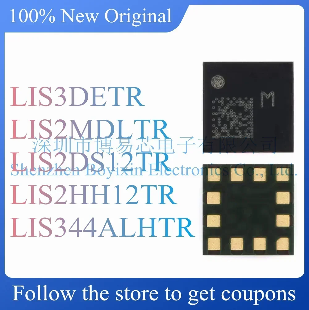 

LIS3DETR LIS2MDLTR LIS2DS12TR LIS2HH12TR LIS344ALHTR Test board