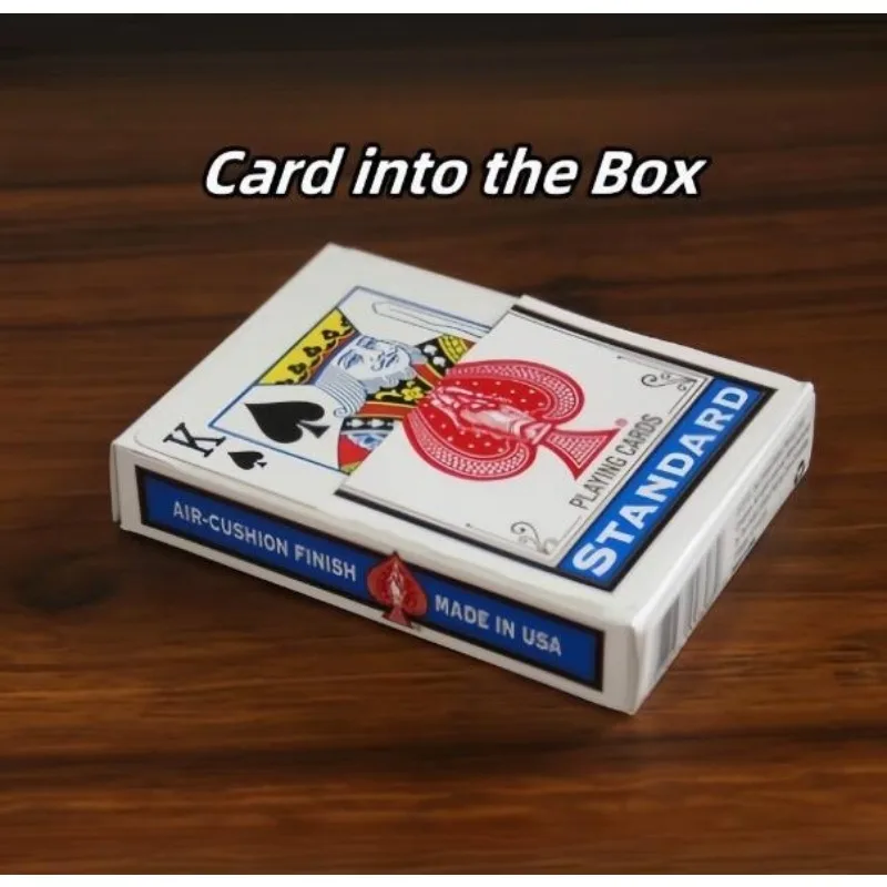 카드 인투 더 박스 마술 트릭 기믹 카드 마기아 소품 일루젼 클로즈업 마지 마술사 간편 마술 메탈리즘 마기아 스트리트 바
