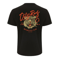 Motorcycle Club Tiger-head T-shirt Unisex Men Women Summer Short Sleeve Fashion Brand Tee Luxury Casual Vintage Retro Tops Y2k+