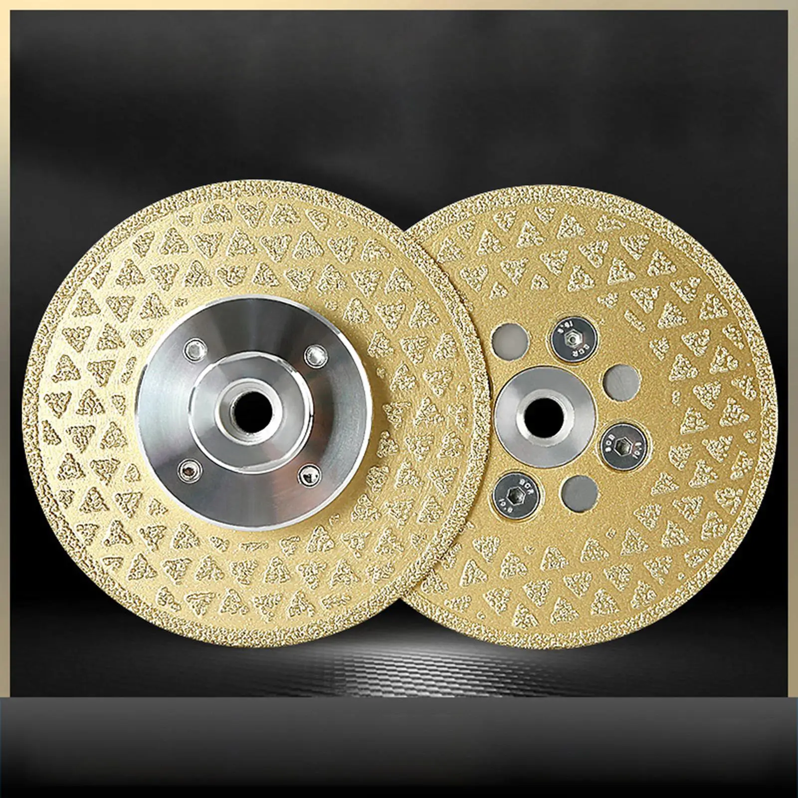

4inch Diamond Granite Grinding Wheel Accessories M10 Thread Double Side for Dry or Wet Grinding Replace Parts Wear Resistant