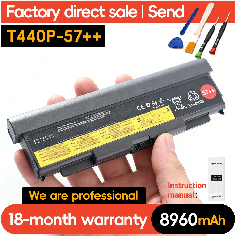 SUOZHAN  Laptop Battery for Lenovo ThinkPad T440P T540P W540 W541 L440 L540 45N1144 45N1145 45N1148 45N1159 45N1158 45N1160 57++