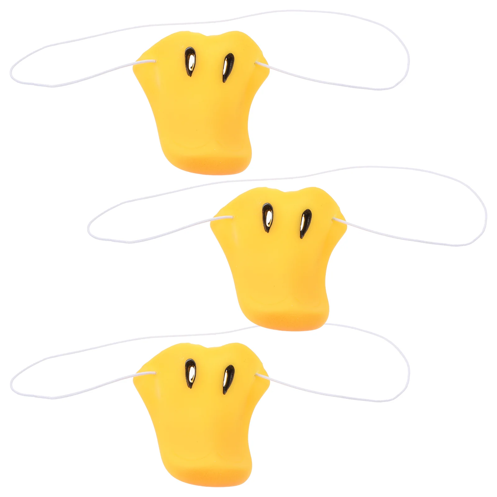 3 Pcs Duck Nose Replaceable Performance Prop Cosplay Dress up Circus Supplies Compact Tail