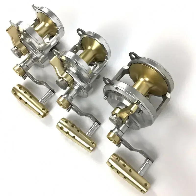 

Speed 80W Boat Max Drag 45Kg Saltwater Ocean Tuna Full Metal Fishing Reels Big Game Trolling Reel Hot sales