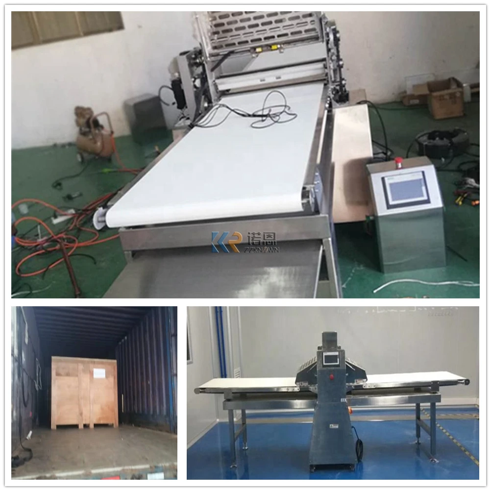 Dough Pastry Electric Press Machine Croissant Dough Sheeter Paratha Pastry Sheet Making  Machine Portable High Yield