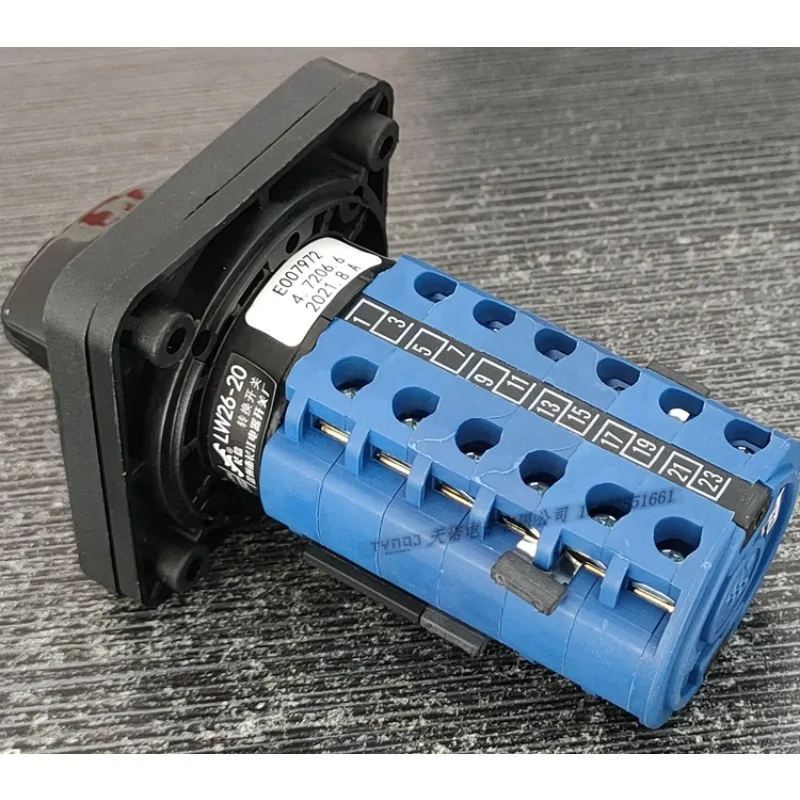 LW26-20 4.7206/6 universal transfer switch, variable speed milling machine, high and low speed forward and reverse rotation