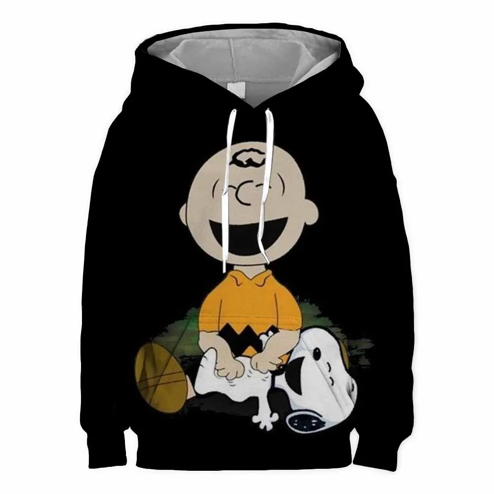 American Cartoon Comics Snoopy Hoodie Women Man Pullover Tops Spring Autumn Men 2024 New Casual Couple Sweatshirt Clothing