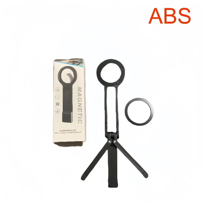 Mobile Phone Tripod Holder Stand With Magnetic Mount Compatible For MagSafe Phone 16 15 14 13 12 Pro Max