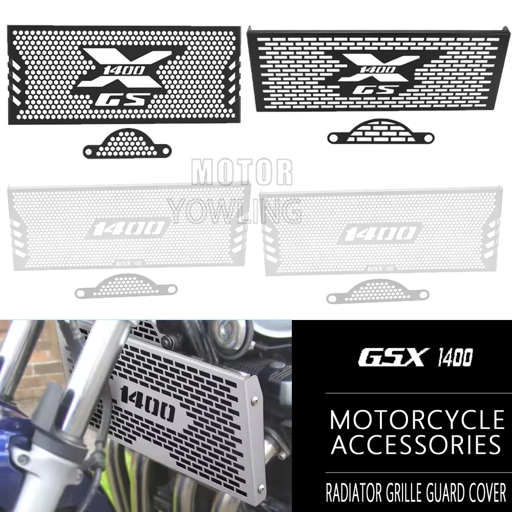 

Motorcycle Accessories Radiator Grille Guard Cover Protection FOR SUZUKI GSX1400 GSX 1400 GSX-1400 2002-2007 2006 2005 2004 2003