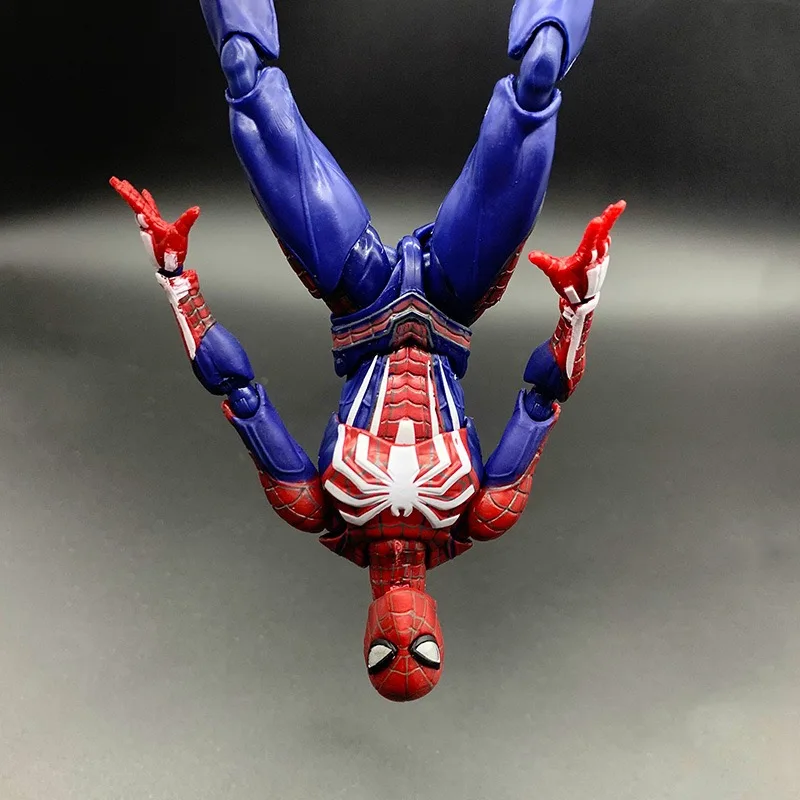 PS4 Spiderman Figur Avengers Spider Man Actionfiguren Upgrade Anzug PS4 Game Edition Puppe Hot Toys für Jungen Geschenk 16 cm