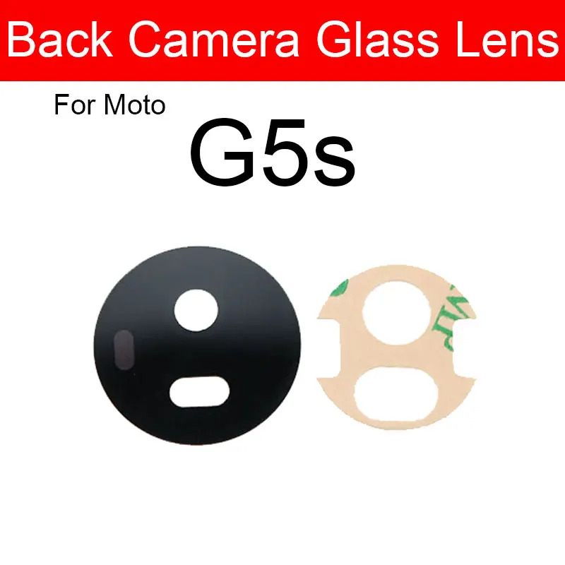 Back Camera Glass Lens For Motorola Moto G4 G5 G5s G6 G7 Plus Play Power Rear Main Camera Glass Lens with Adhesive Sticker