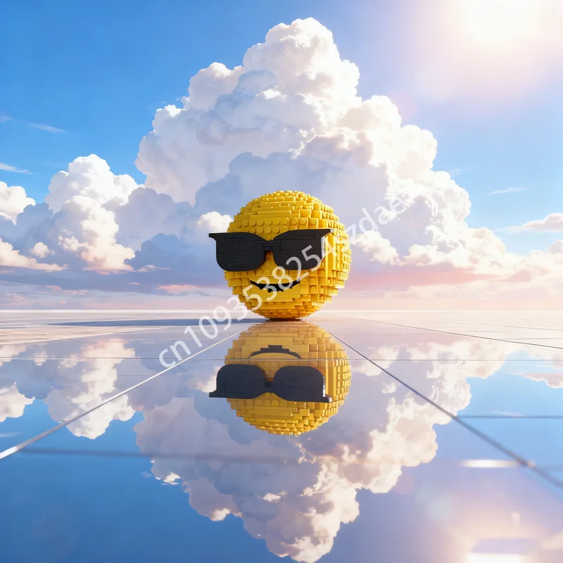 

431pcs MOC Cool Emoji Sculpturesed Model Building Blocks Construction Assemble Creative Christmas Gift Idea Toys Kids Birthday