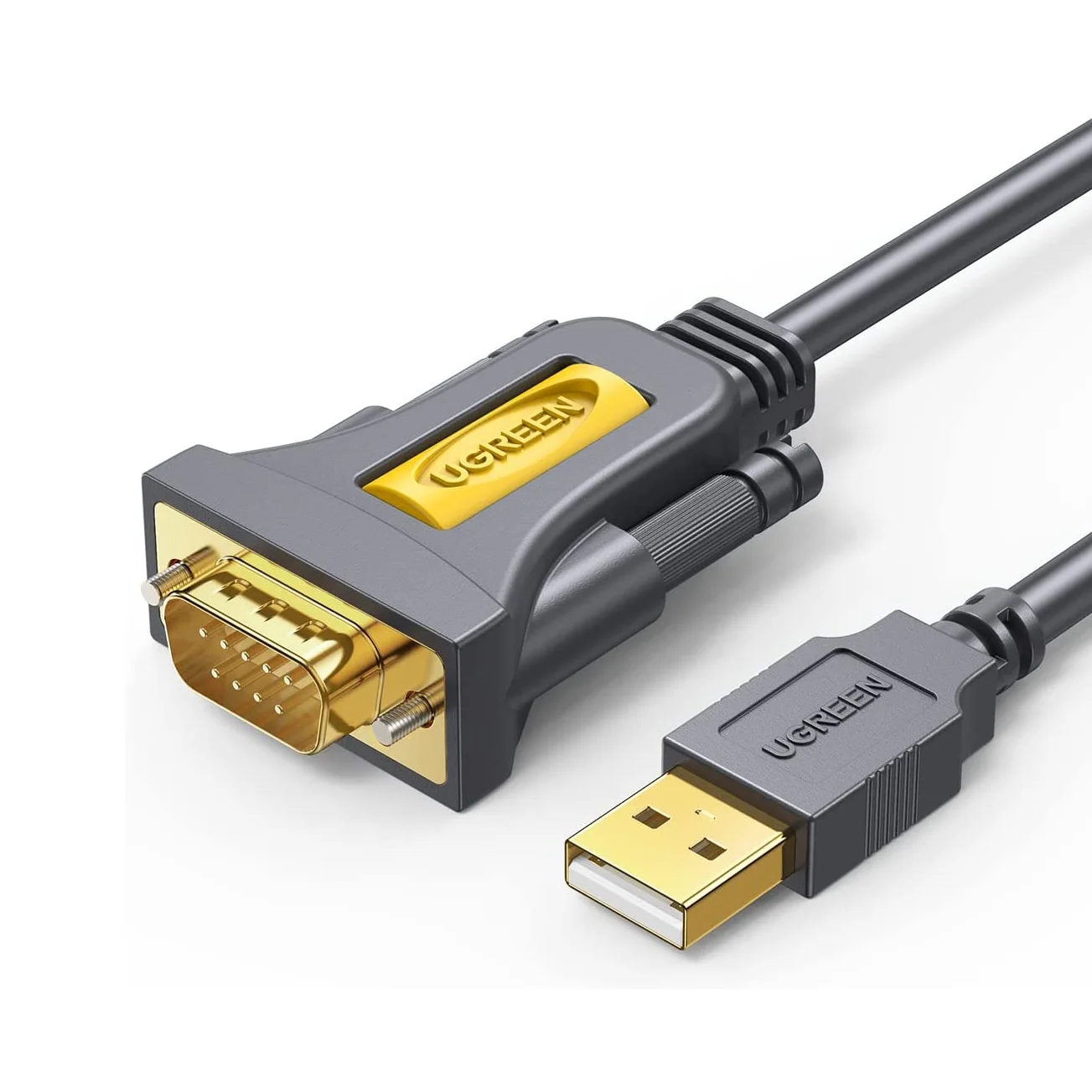 UGREEN USB to RS232 Adapter Serial Cable DB9 Male 9 Pin with PL2303 Chipset RS-232 Converter Cable