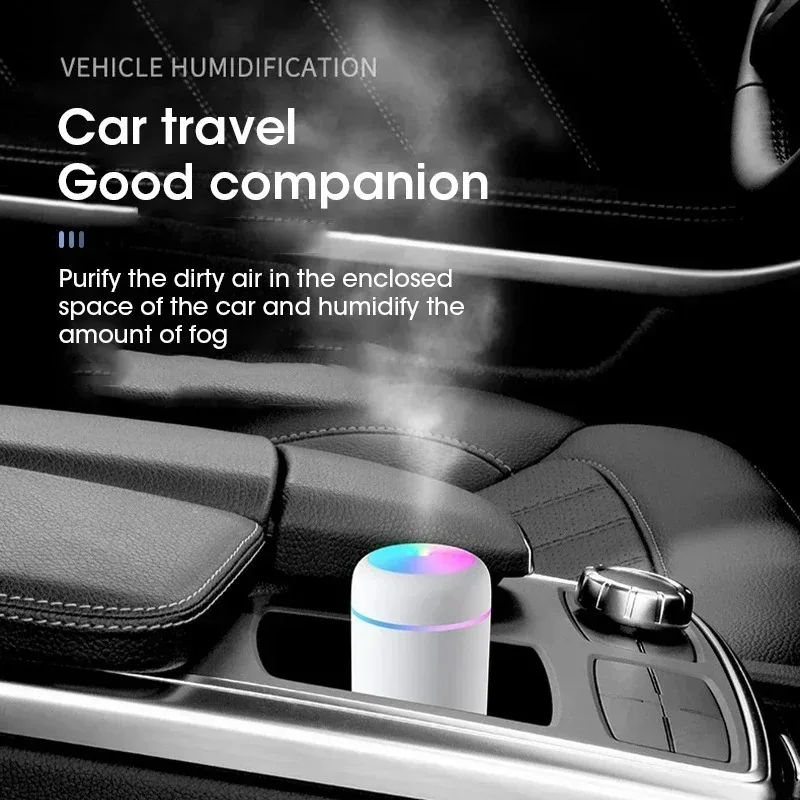 Mini USB Portable Spray Humidifier Atomizer Small Desktop for Car Essential Oil Aromatherapy Mister