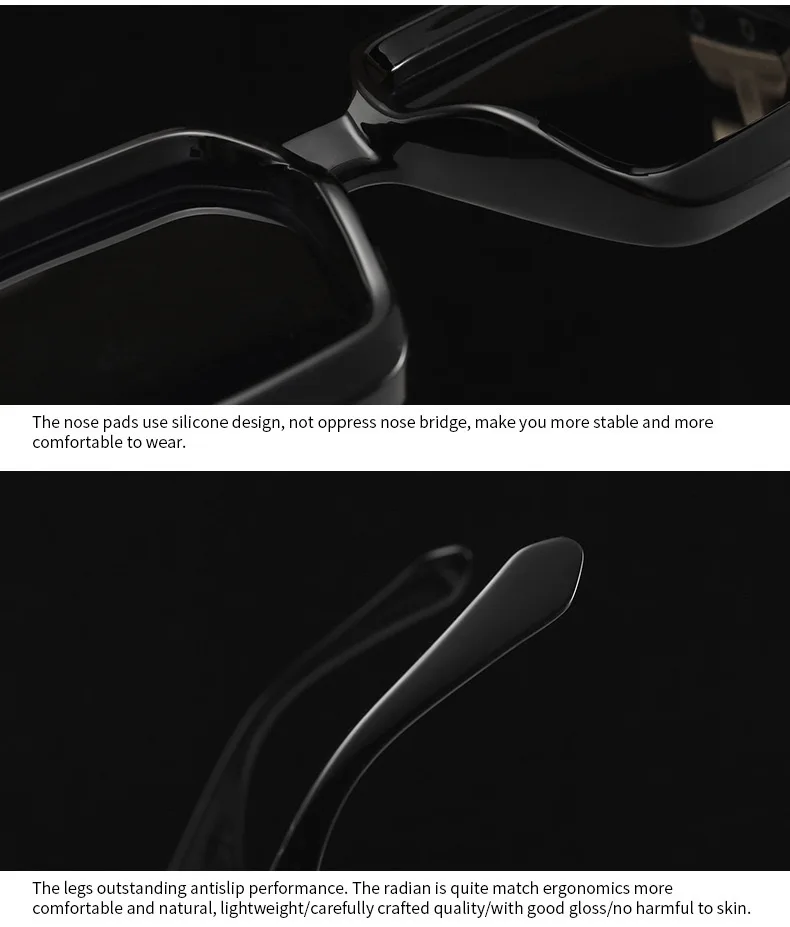 Millionär Quadratische Sonnenbrille Für Männer Retro Sonnenschutz Sonnenbrille Frauen Trendy Und Modische Vintage Mode Gläser Zonnebril – Detail 27