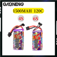 GAONENG GNB 1500mAh 120C 4S 15.2V 6S 22.8V LiHV LiPo Battery With XT60 Plug Light Weight New Model High C Rate for RC FPV Drone