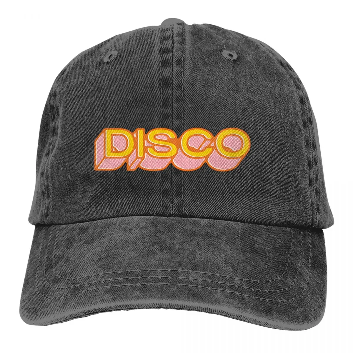 Multicolor Hat Peaked Women's Cap Disco Personalized Visor Protection Hats