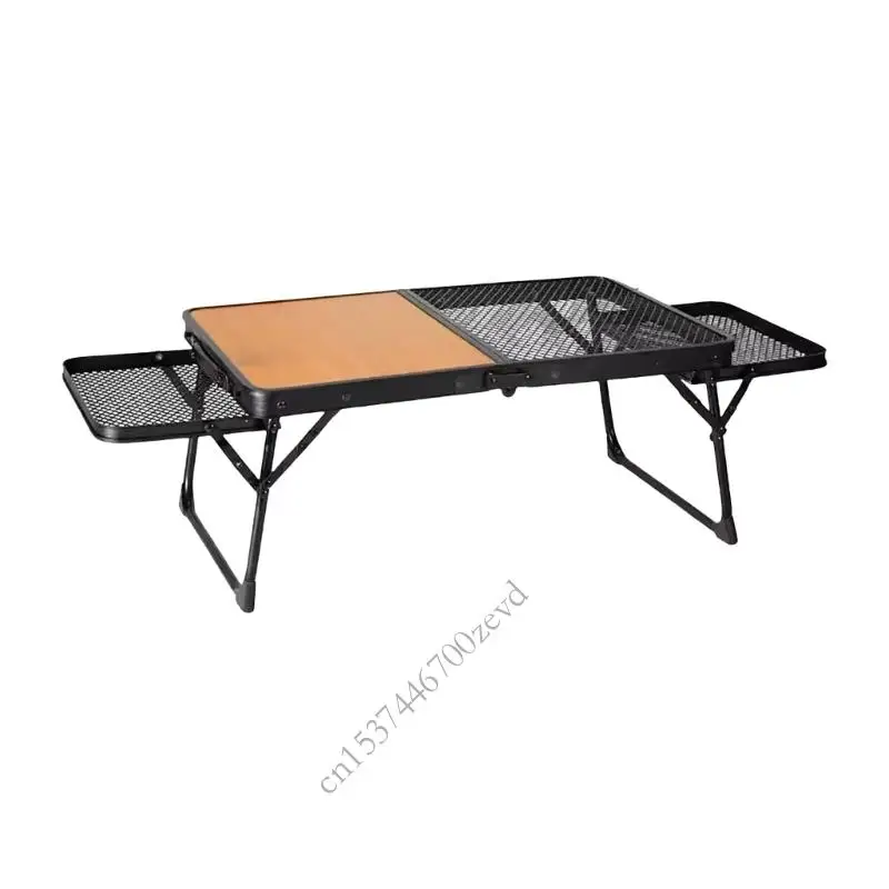 

Foldable Camping Table Light Weight Aluminum Design Outdoor Picnics Beach Fishing Travels Use Desk P9YB