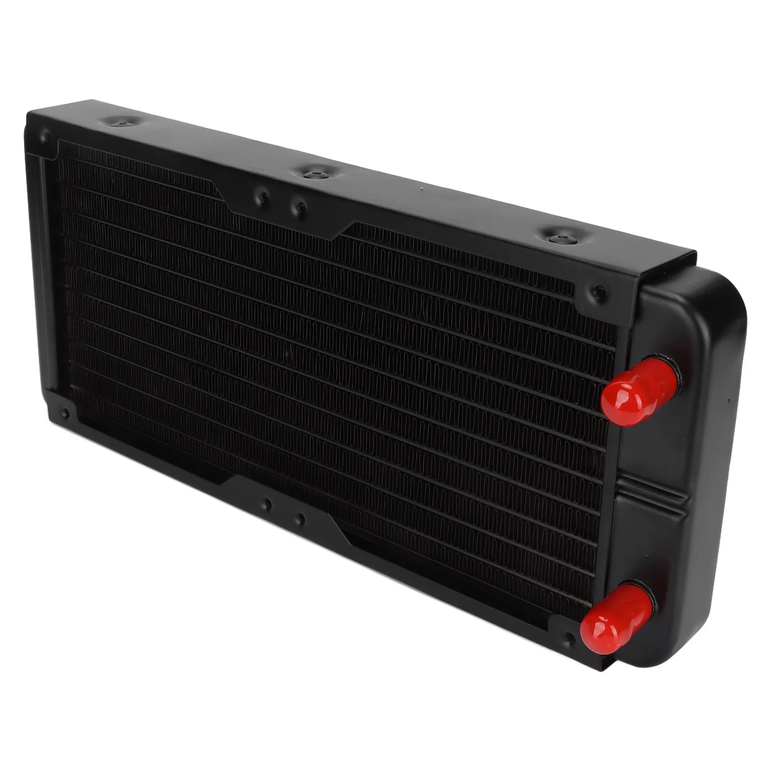 مشعات ألمنيوم مع موصل فم باغودا ، من من من الخارج ، تبديد حرارة جيد ، تركيب بسيط ، 10 أنابيب ، مبادل حراري ألمنيوم