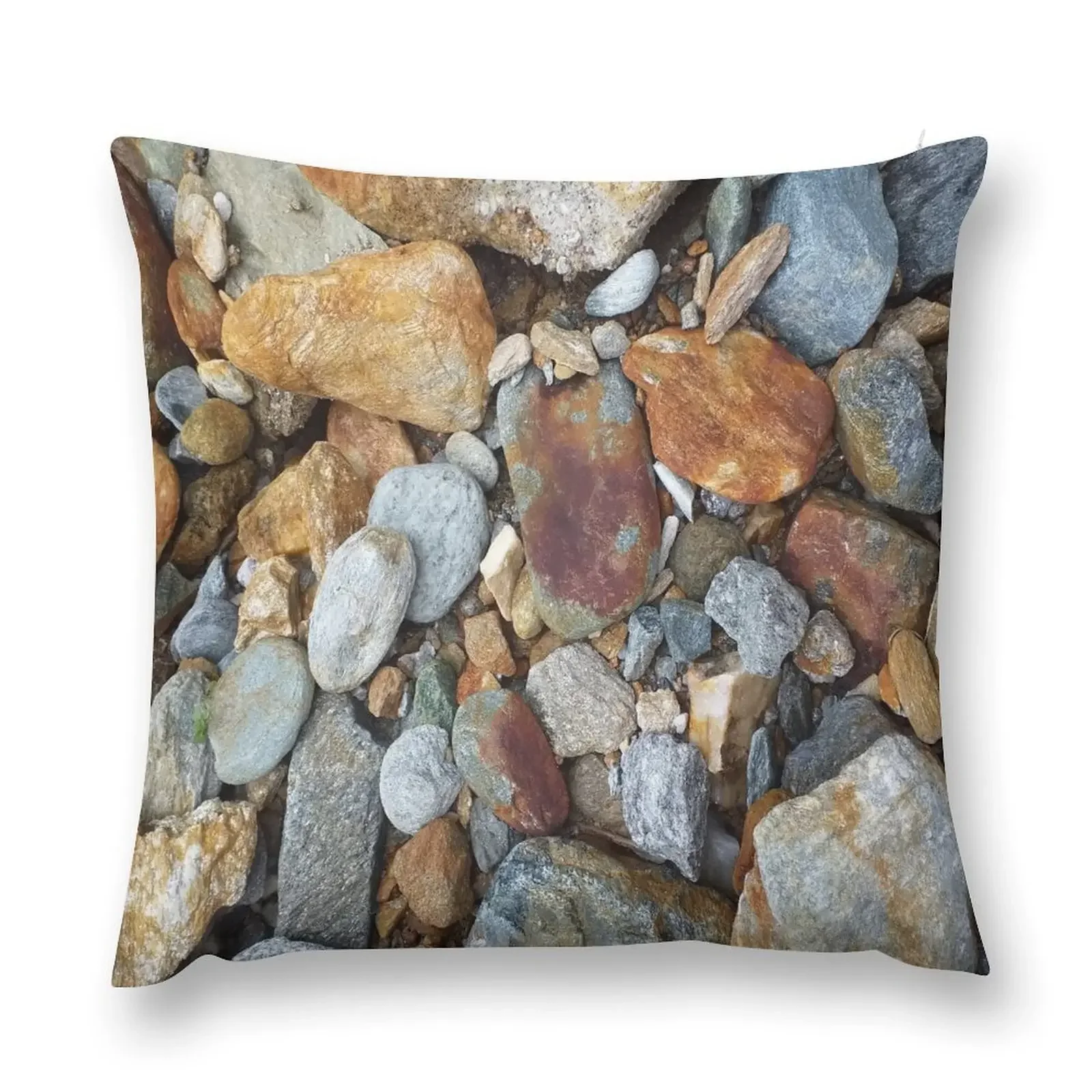 Natural River Stones, mineral rocks Throw Pillow Sofa Cushions Sofa Covers pillow