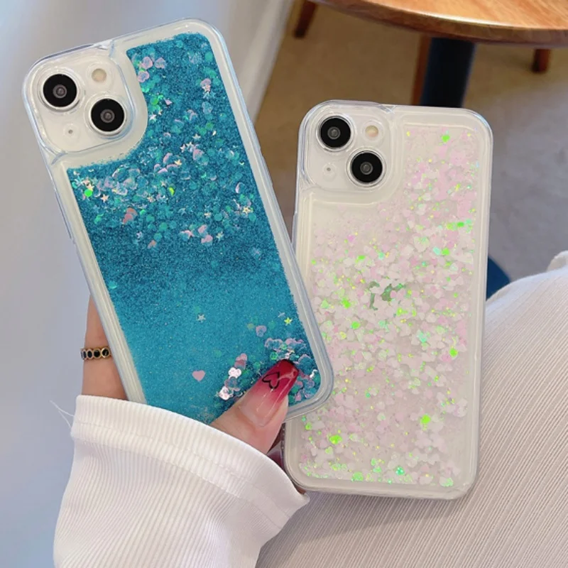 For Poco F6 Pro 5G CaseGlitter Liquid Quicksand cover for Xiaomi Poco F6 F 6 Pro F6Pro PocoF6 Pro 5G soft bumper phone cases