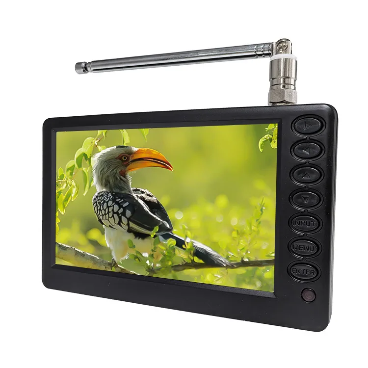 5 Inch Mini Portable Digital TV Worldwide Use Slim LCD Monitor For Car Home Outdoor