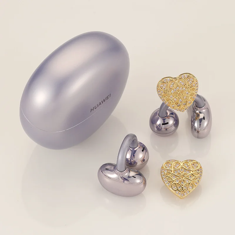 Sweet Heart Diamond Anti-lost Ear-Clip Chain For Huawei freeclip