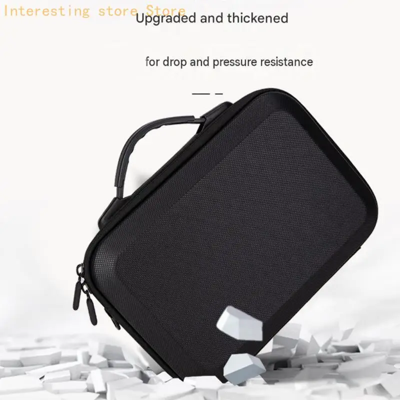 Portable Camera Storage Case Compatible for X6, EVA Carry Organizers with Handle, Soft Interior and Double Zippers Opening 55KC