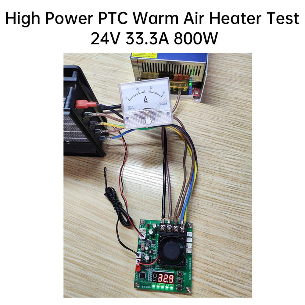 Universeller PWM-Temperaturregler mit Drehzahlregelung DC 12-50V 30A 2-Draht 3-Draht 4-Draht Lüftermodul mit Drehzahlanzeige für Hardware – Detail 13