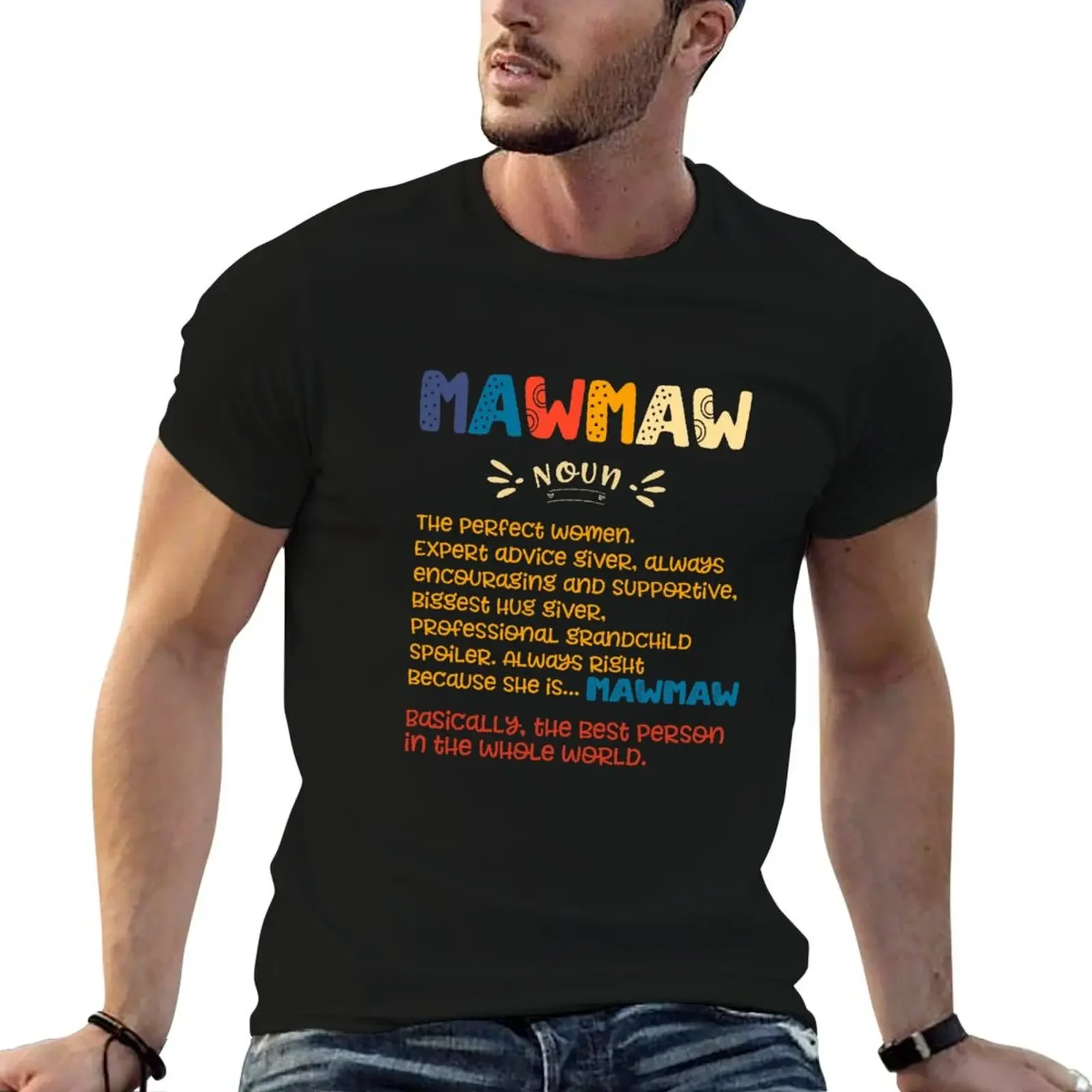 Mawmaw Definition Grandma Family Cute Name Women Gift T-Shirt vintage kawaii clothes sweat shirts, men