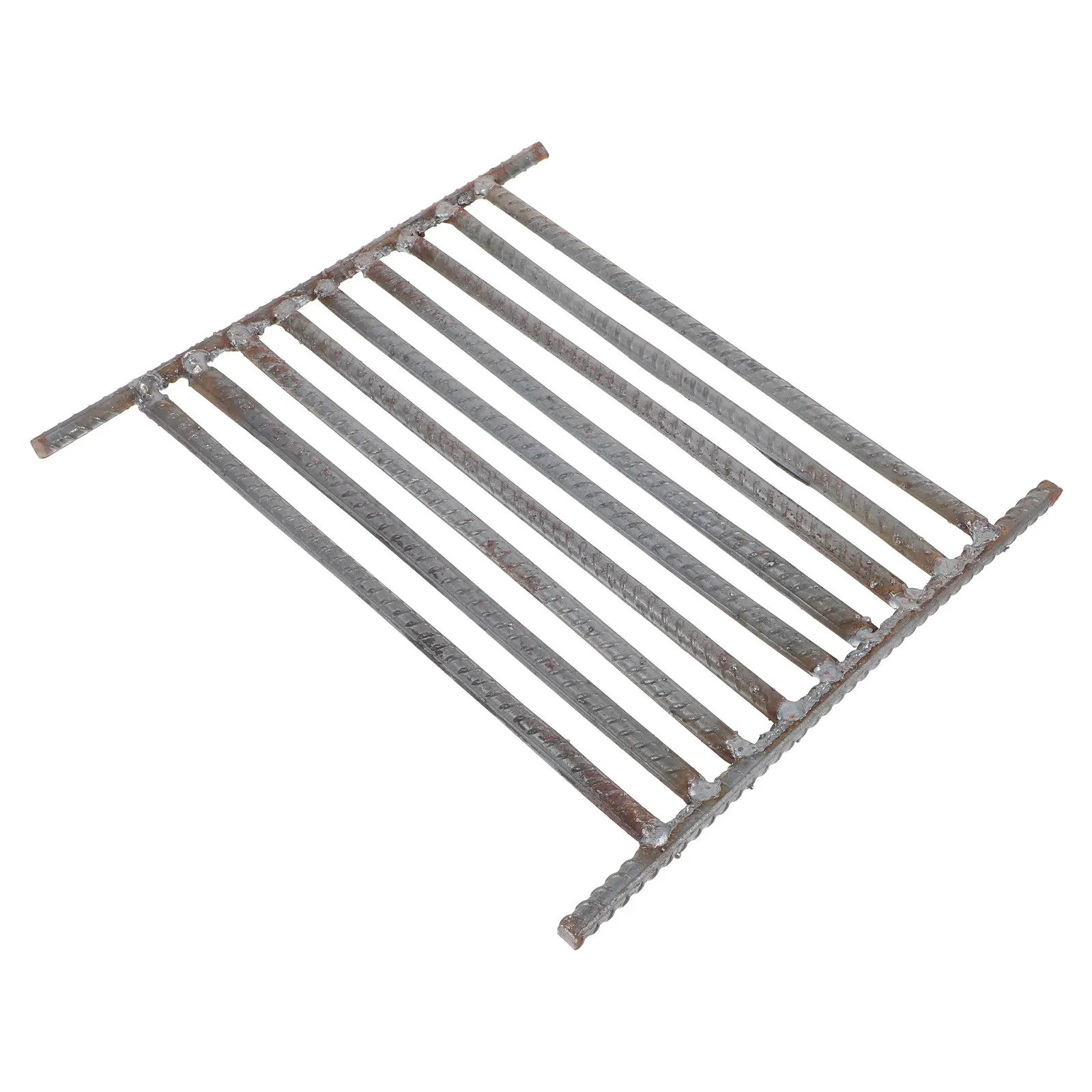 

Heavy Duty Steel Fireplace Grate Fire Grate Heat Resistant Wood Stove Plate Indoor Outdoor Fire Pit Grill Replacement Grates
