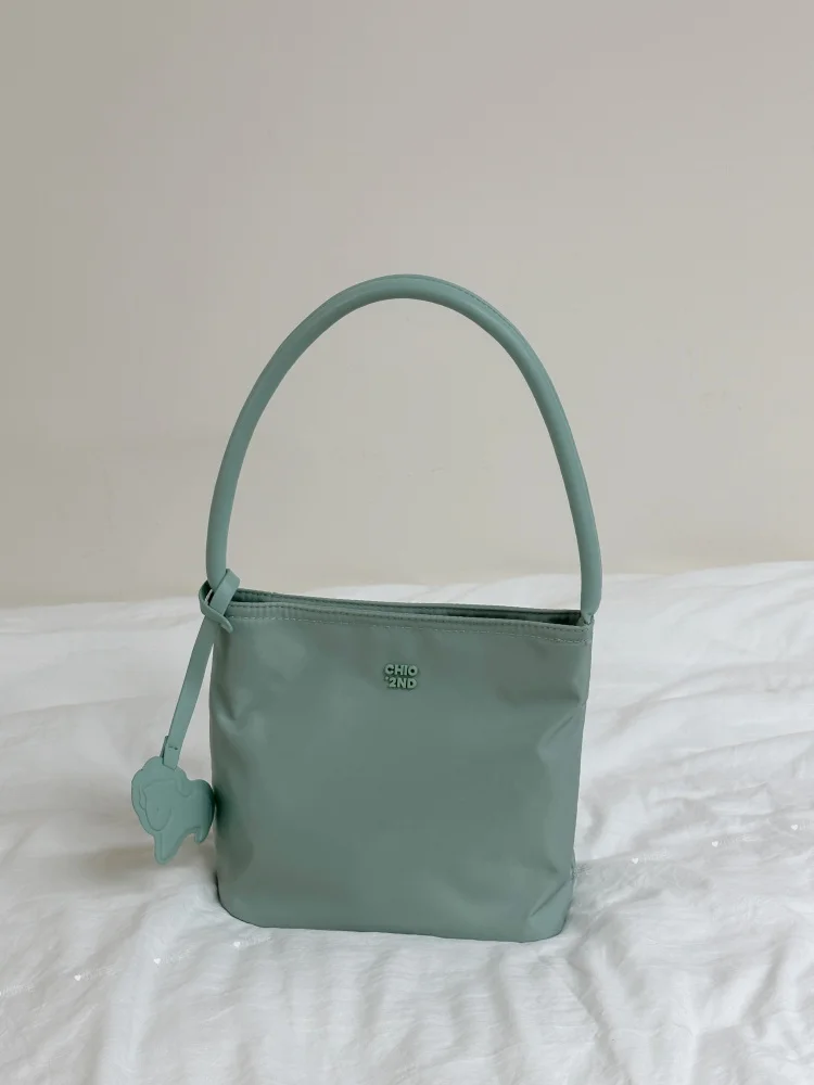 

Женская большая сумка South Brother's Color Ptte, новинка 2025, летняя сумка через плечо, сумка из искусственной кожи с мягкой ручкой, средний размер