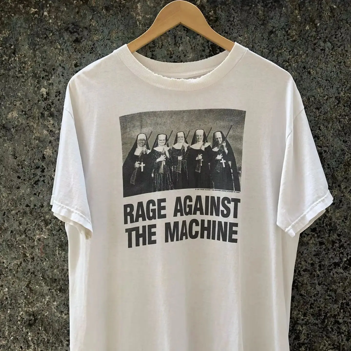 Vintage Rock Punk T Shirts Angry Machine Rock Band Heavy T-shirt Summer New Style Casual Fashion Streetwear Print Tops Unisex
