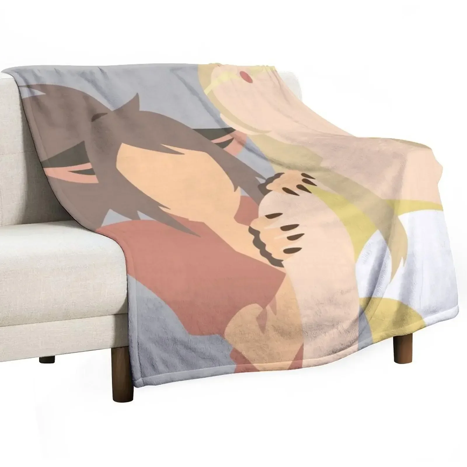 Future Catradora Vector Art Throw Blanket Loose Luxury Thicken Comforter Blankets