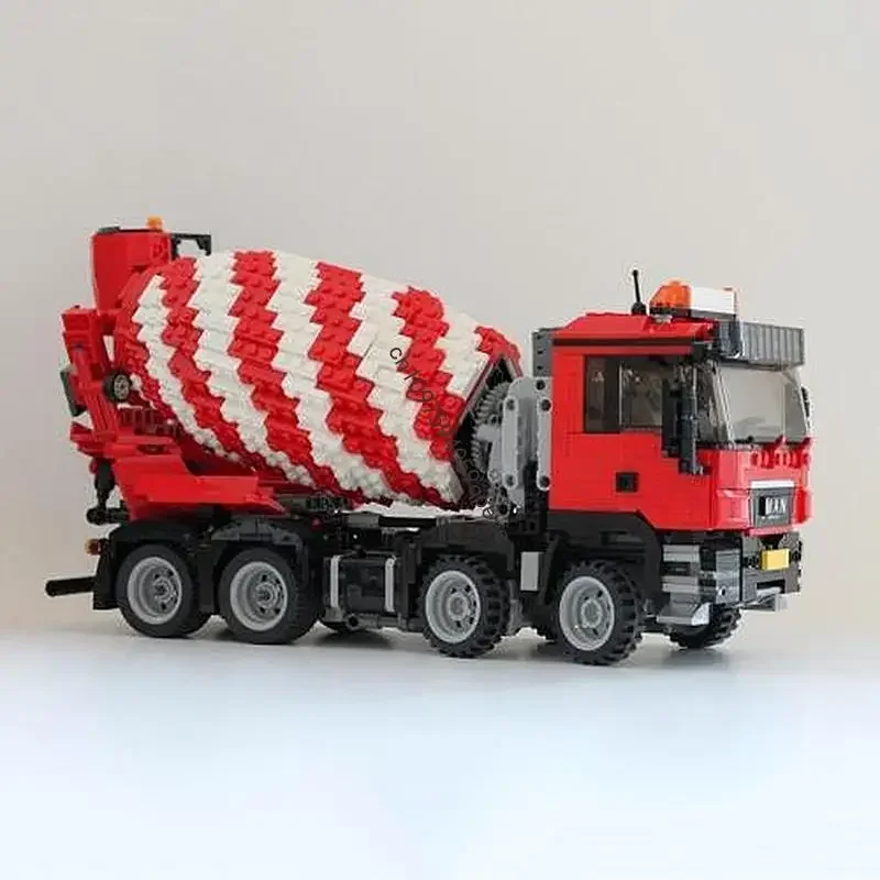 

1510 шт., инженерный контейнер, цемент, сверхмощный грузовик, прицеп, головка башни, технология «сделай сам», креативные идеи, подарки для детей, пазлы на заказ