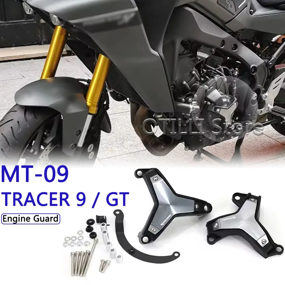 

For Yamaha Tracer 9 GT MT09 MT-09 2021-2024 New Motorcycle Engine Guard Protector Protective Cover Crash Pads Falling Protection