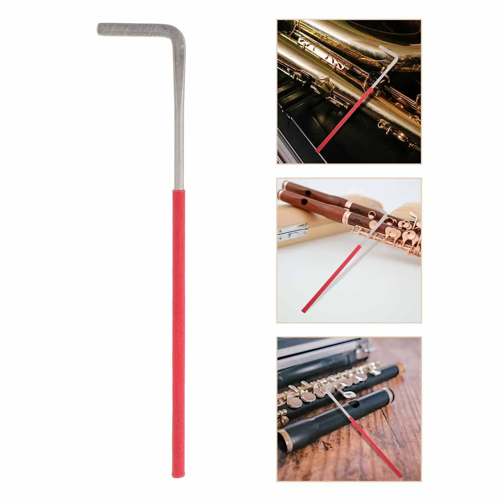 

Red Handle Tuning Tool For Saxophone Clarinet Flute Oboe Bassoon Wind Instruments Repair Maintenance Enhances Sound Accuracy
