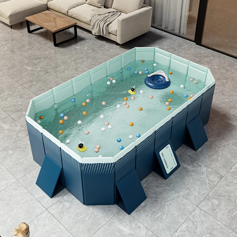 

Durable Inflatable Pool Family Outdoor Foldable Swim Pool Thickened Durable Playground for Kids Inflatable Pool Family Bath Tub