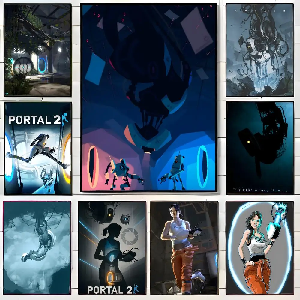 mind-bending game P-Portal Poster Wall Art Print Decorative Mural Home Decor Gift Unframed