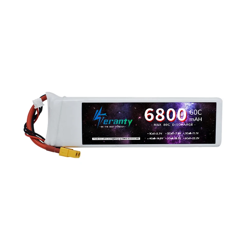 TERANTY 2S Lipo Batterij 7.4V 1500/2200/2700/3000/3300/4200/5200/6000/6800/7800/8800/10400mAh Voor RC Model Speelgoed Vliegtuigen Boot Auto