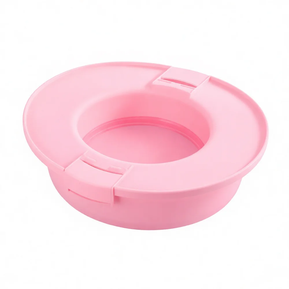 Cat Toilet Trainer Seat Portable Pet Potty Training System Durable PVC Litter Tray Easy Cleaning Bathroom Helper