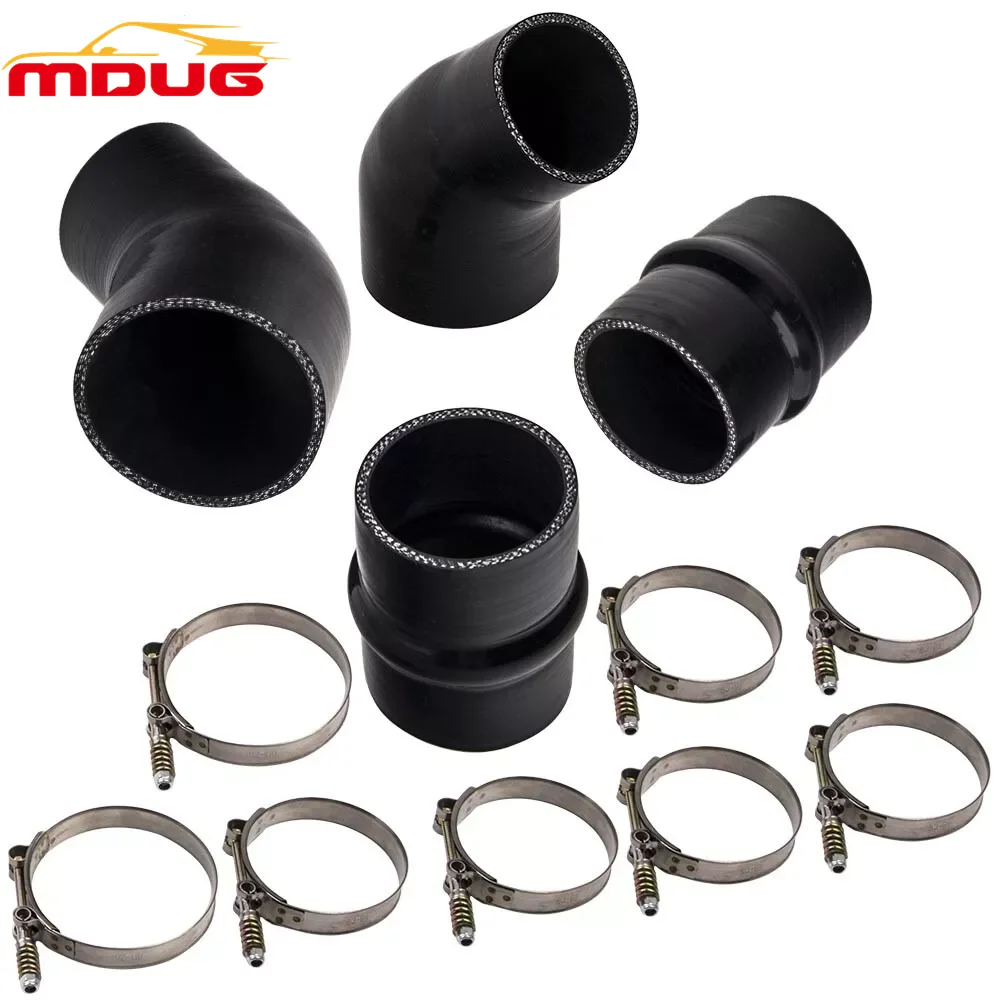 

For Dodge Ram Pickup 5.9L Diesel 1994-2002 Silicone Intercooler Hose Boots Kit