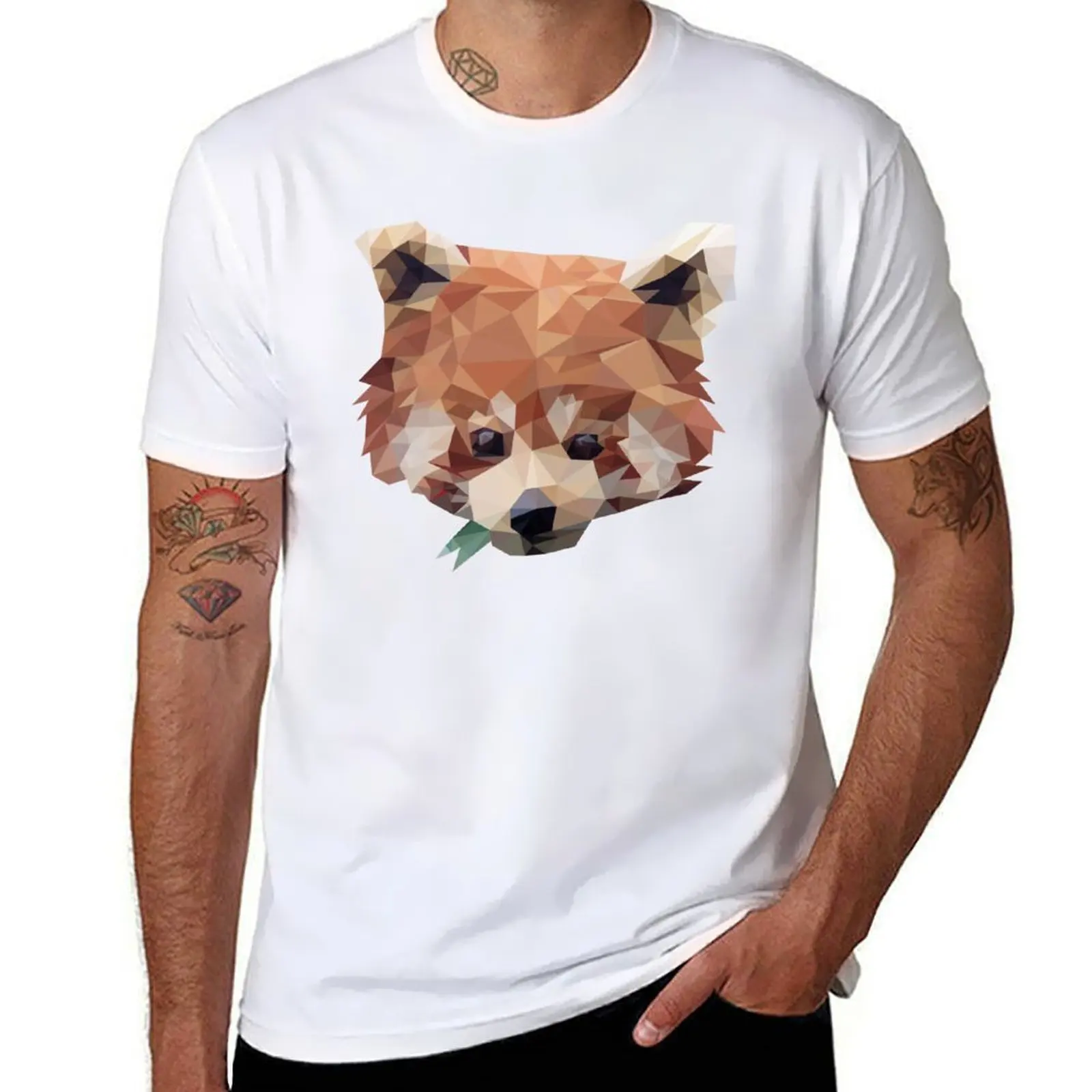 

Tshirt Tshirt Firefox RedPanda T-Shirt Summer Fashion Casual Tee Shirt