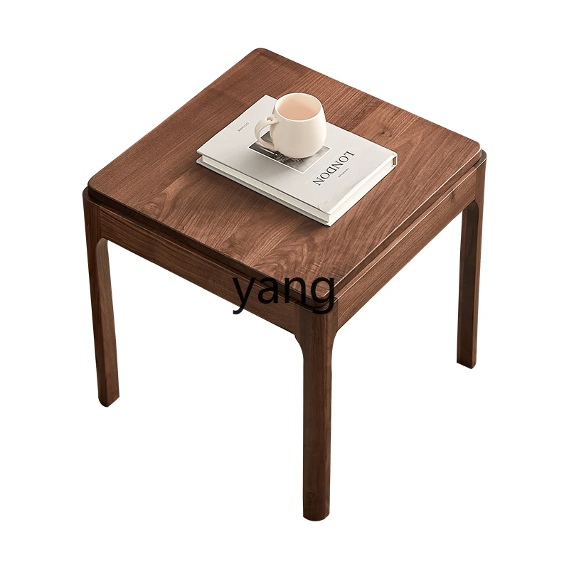 CX all solid wood square table modern simple sofa corner table living room small coffee table