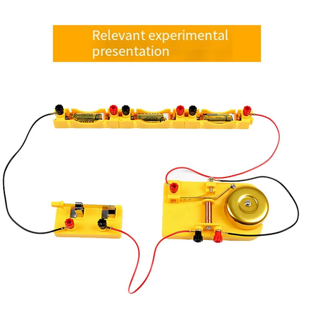 ABJZ Elettromagnetismo Campana Elettrica Kit Esperimento Fisica Relè Elettromagnetico Elettromagnete Bambini Scientific