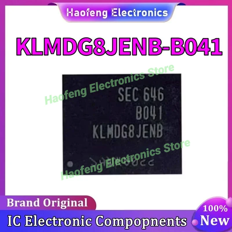 

KLMDG8JENB-B041 KLMDG8JENB B041 128 ГБ BGA153 EMMC 128 ГБ Набор микросхем флэш-памяти на складе