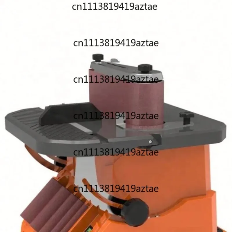 Multi-Function Mini Electric Belt Sander Machine Vertical Drum & Oscillating Spindle Bench Sanding for Woodworking