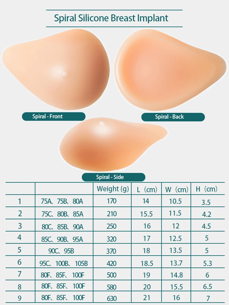 Medical Grade Breast Surgery Silicone Breast Implant Fake Breast Fake Breast Underarm Excision Make Up Breast Implant