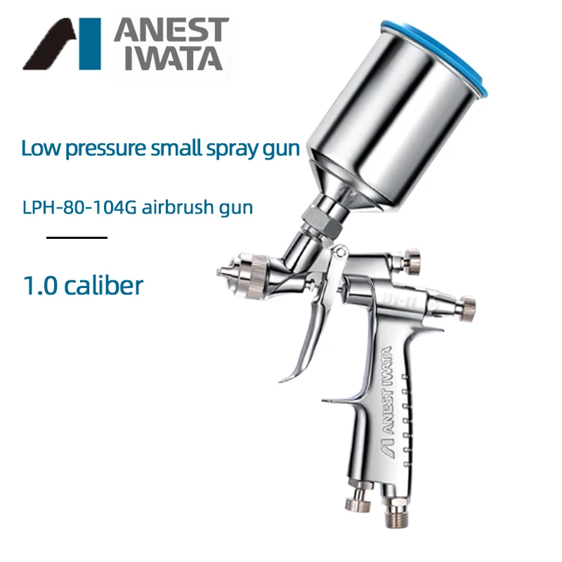 

Japan Original Pneumatic Anest Iwata Spray Gun For Cars LPH 80 104G Baby Series World Wide Excellence 1.0Nozzle